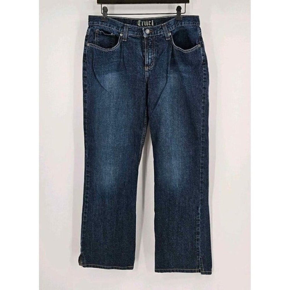 CRUEL Georgia Rocky Mountain Clothing Co Womens Dark Wash Bootcut Jeans Sz 13R